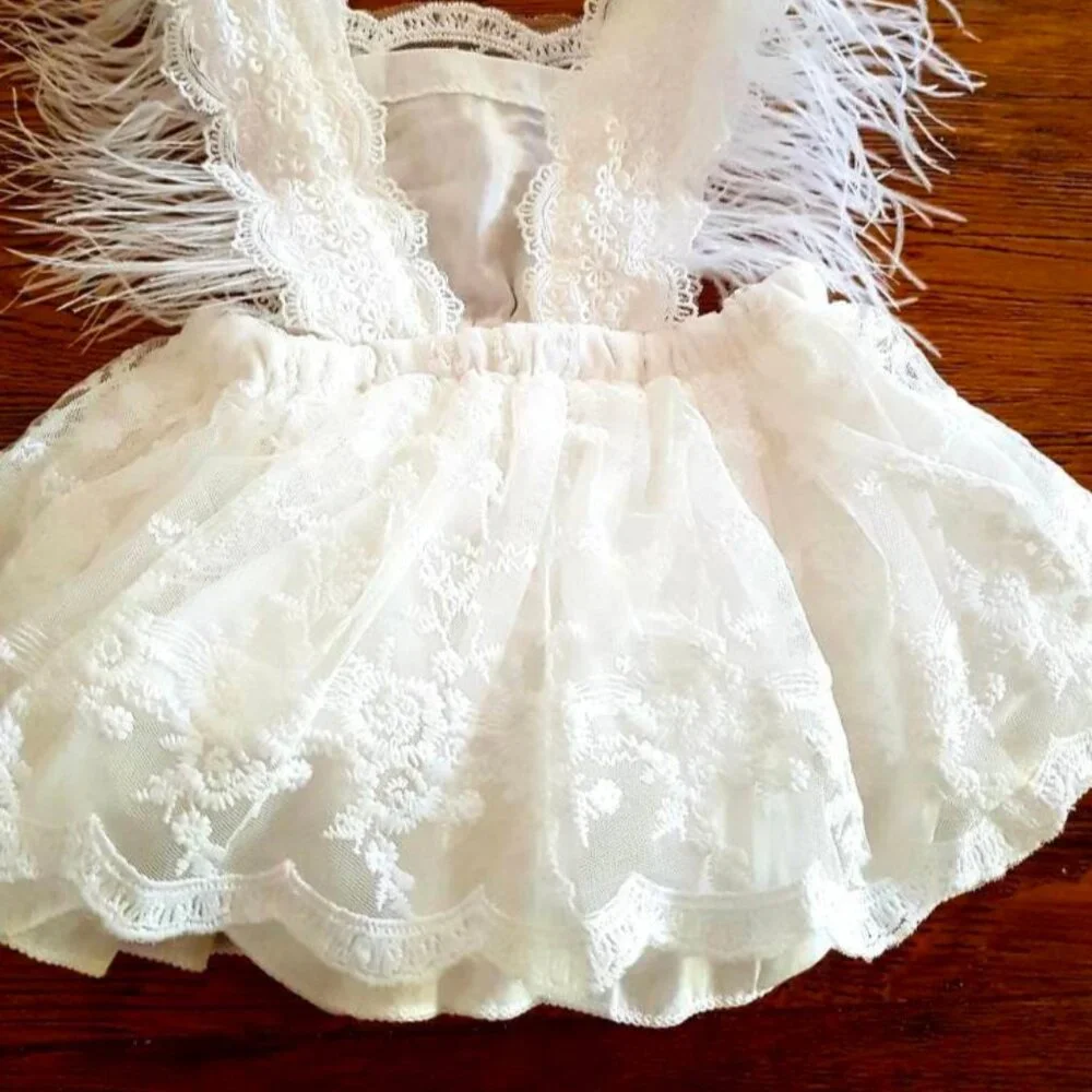 Elmo Dress Lace Birthday Outfit Elmo Clothes Sesame Street Dress romper